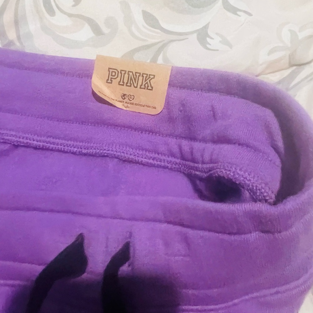 Pink jogger pants